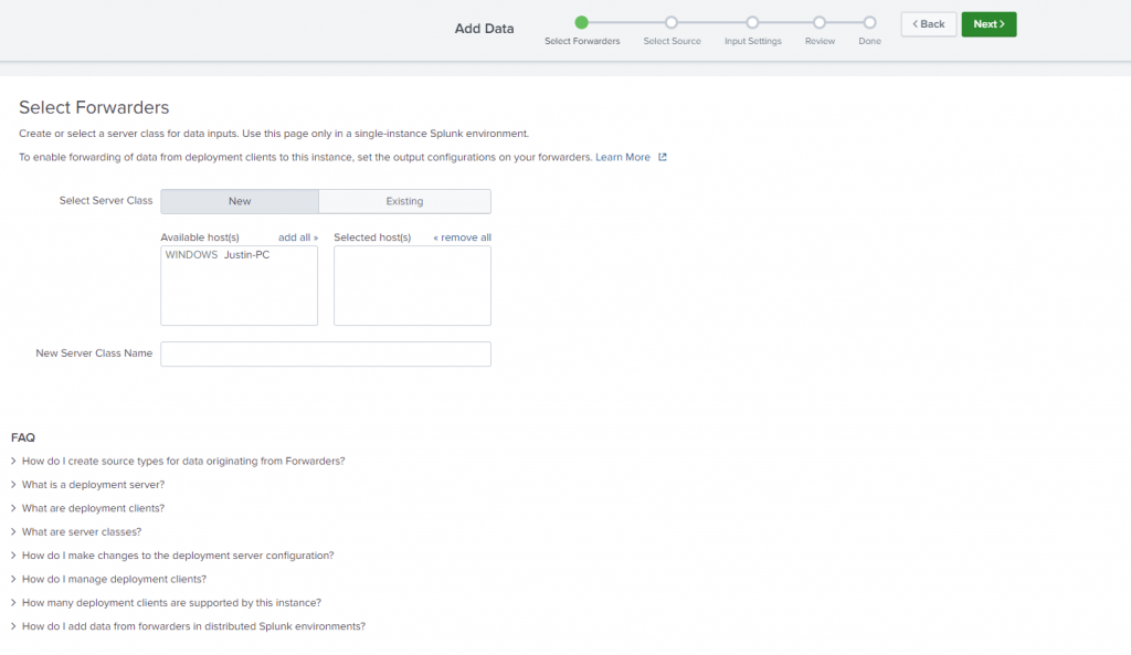 Select Forwarders