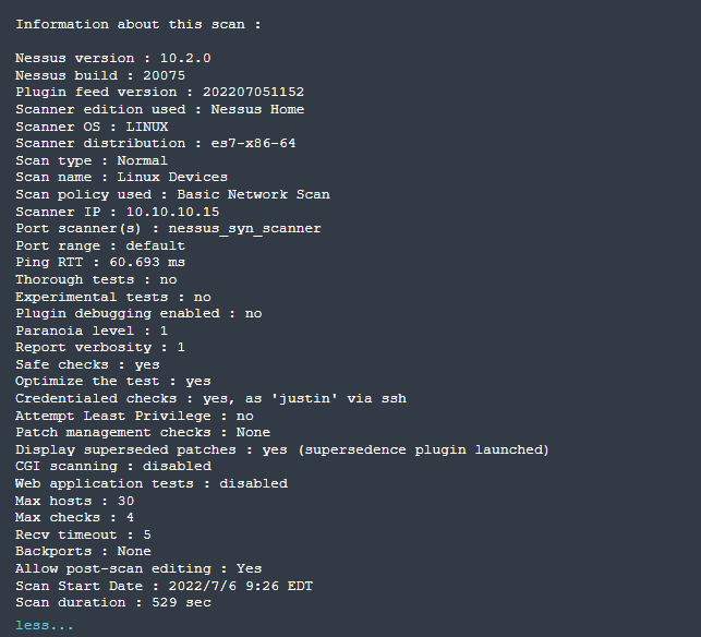 Nessus Plugin 19506