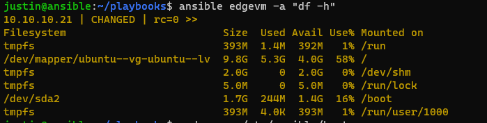 Only Edgevm shows up