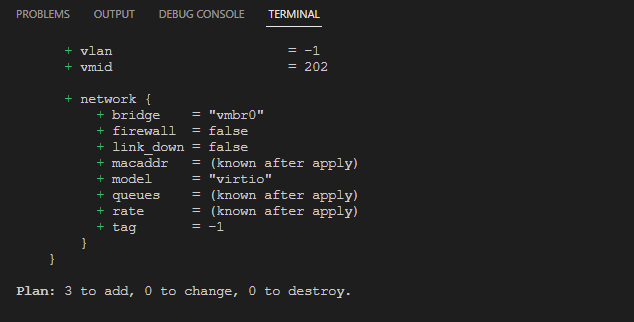 $ terraform plan