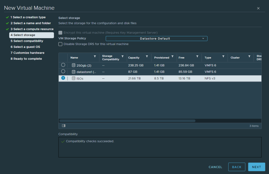 Network Share (ISO’s)