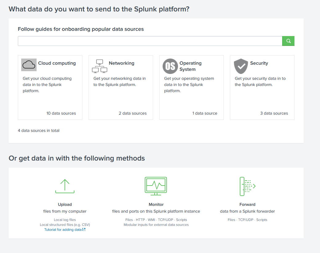 Splunk - Monitor 