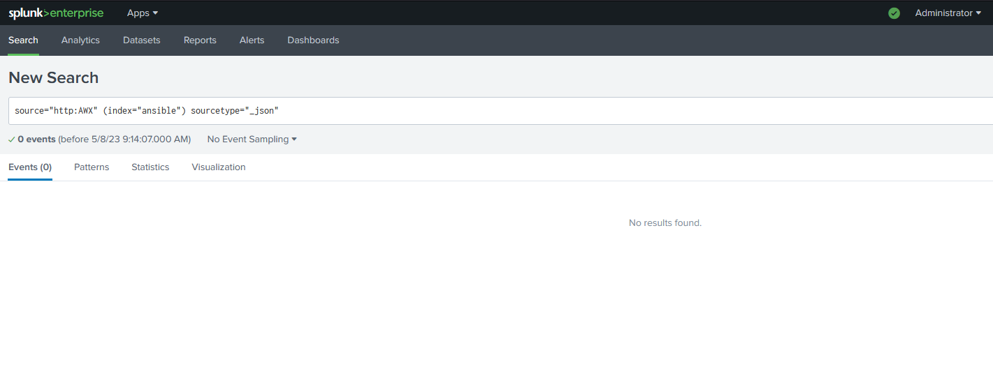 Splunk - New Search String for Ansible Ingestion 